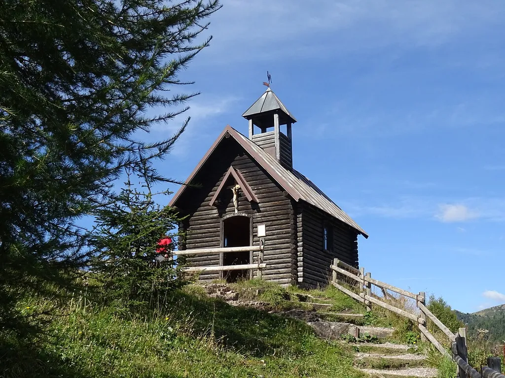 Valles Pass (Primiero San Martino di Castrozza, Trentino, Italy), alpine church