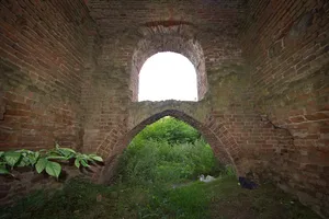 Ruins of Lutheran church in Borki