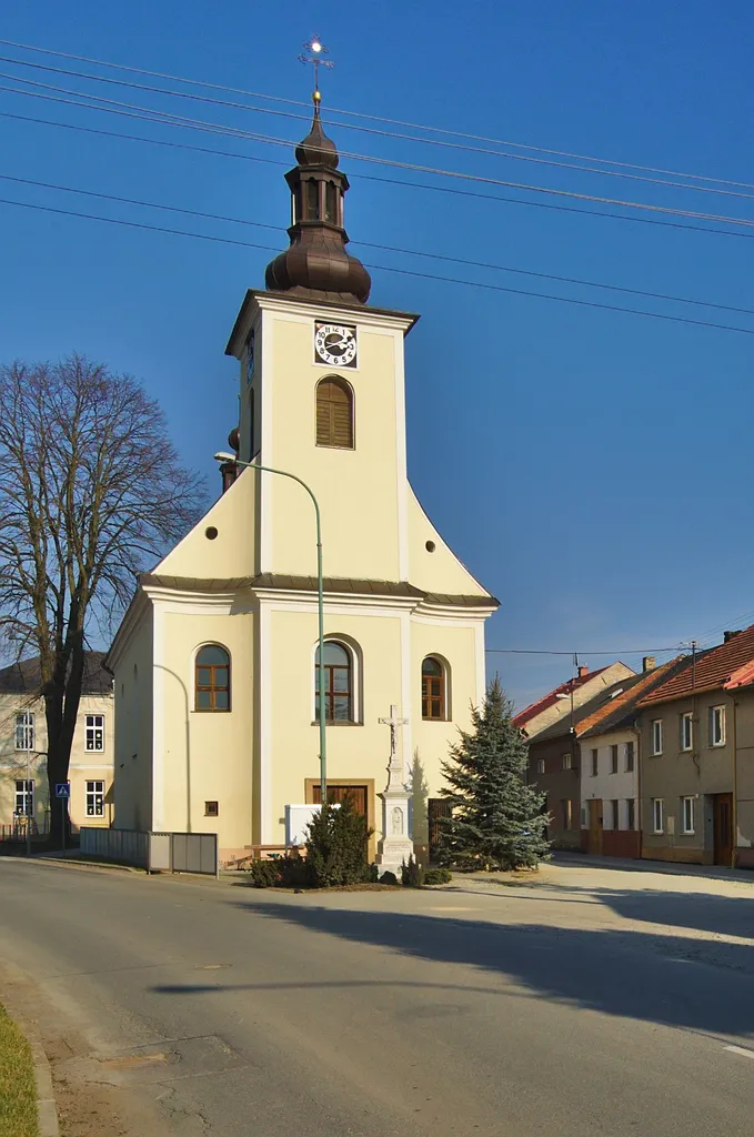 Kostel svatého Cyrila a Metoděje, Bystročice, okres Olomouc