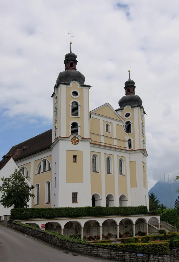 Baroque parish church of St. Peter and Paul in Sarnen
