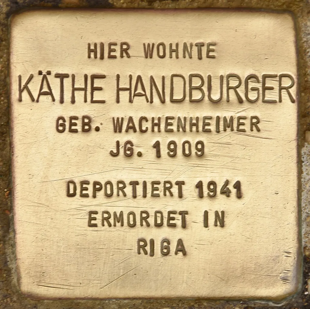 Stolperstein für Käthe Handburger