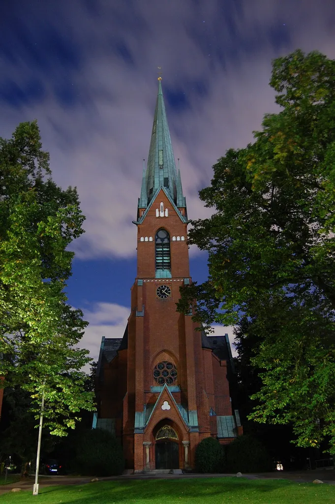 Evangelische Kirche in Blankenese This is a photograph of an architectural monument.It is on the list of cultural monuments of Hamburg, no. 1270.