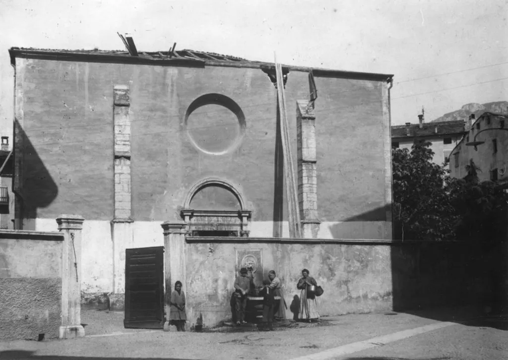 Trento (Italy), Saint Mary Magdalene church, demolished in 1909