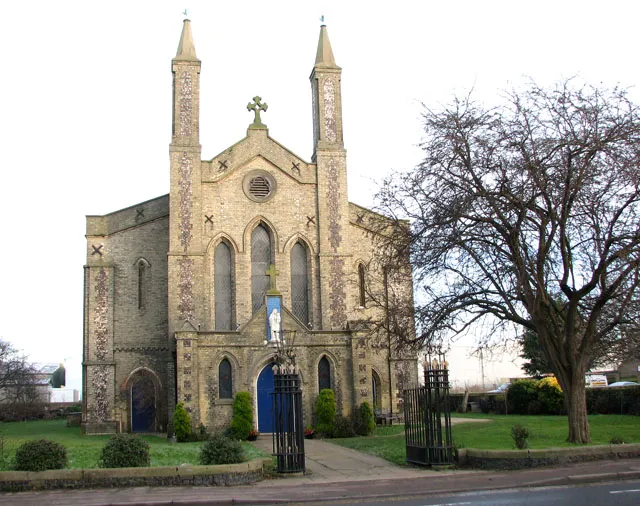 Church of England parish church of St Mary, Southtown, Great Yarmouth, Norfolk, seen from the west.Not to be confused with the Roman Catholic church of St Mary in Regent Road, Great Yarmouth.