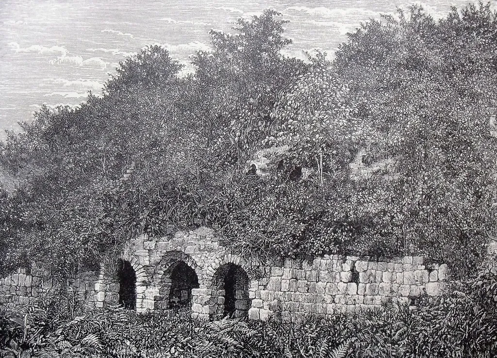 Ambara church ruins in Abkhazia, 1899