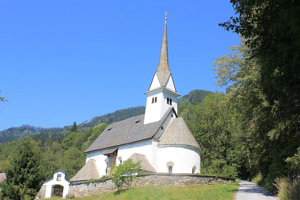 Church in Sankt Martin in the community of Völkermarkt