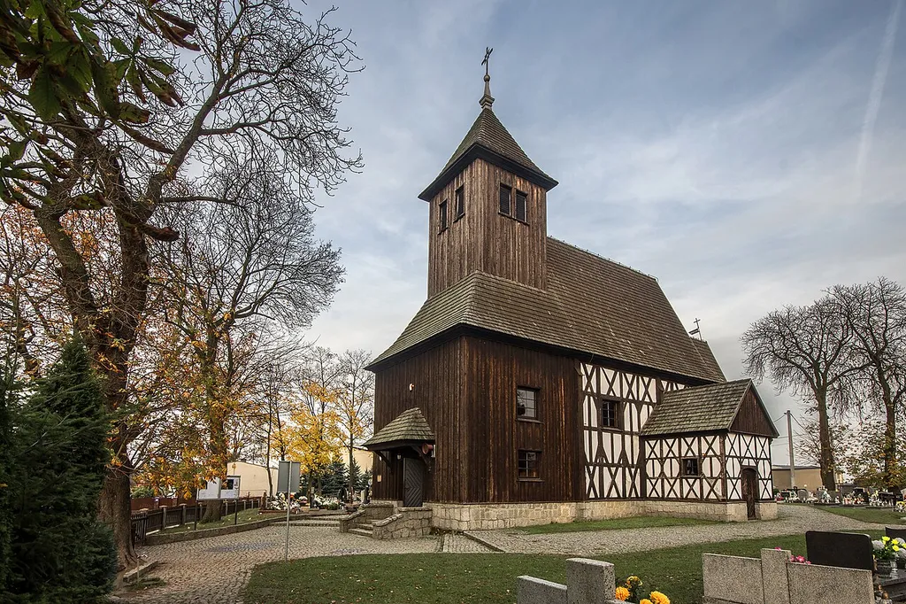 Dąbcze, kościół fil. p.w. św. Katarzyny, 2 poł. XVII