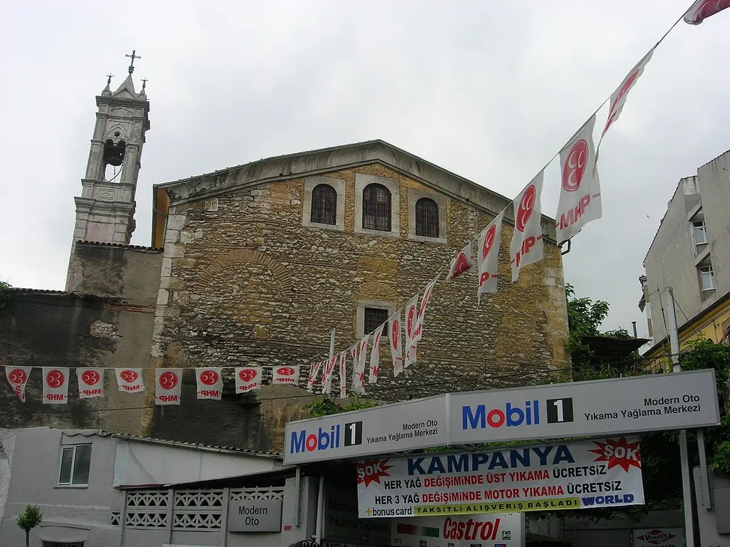 The Church of Saint Menas in Samatya (Istanbul) seen from East