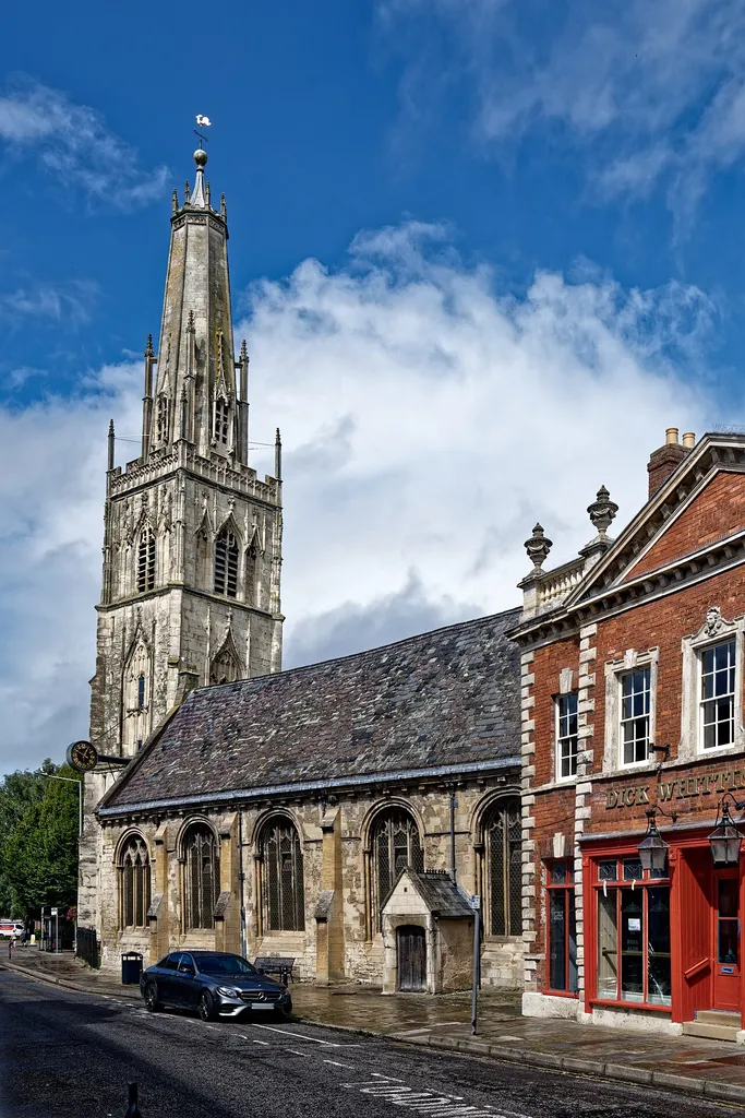 Westgate Street, Church of St Nicholas, from the South East, Gloucester