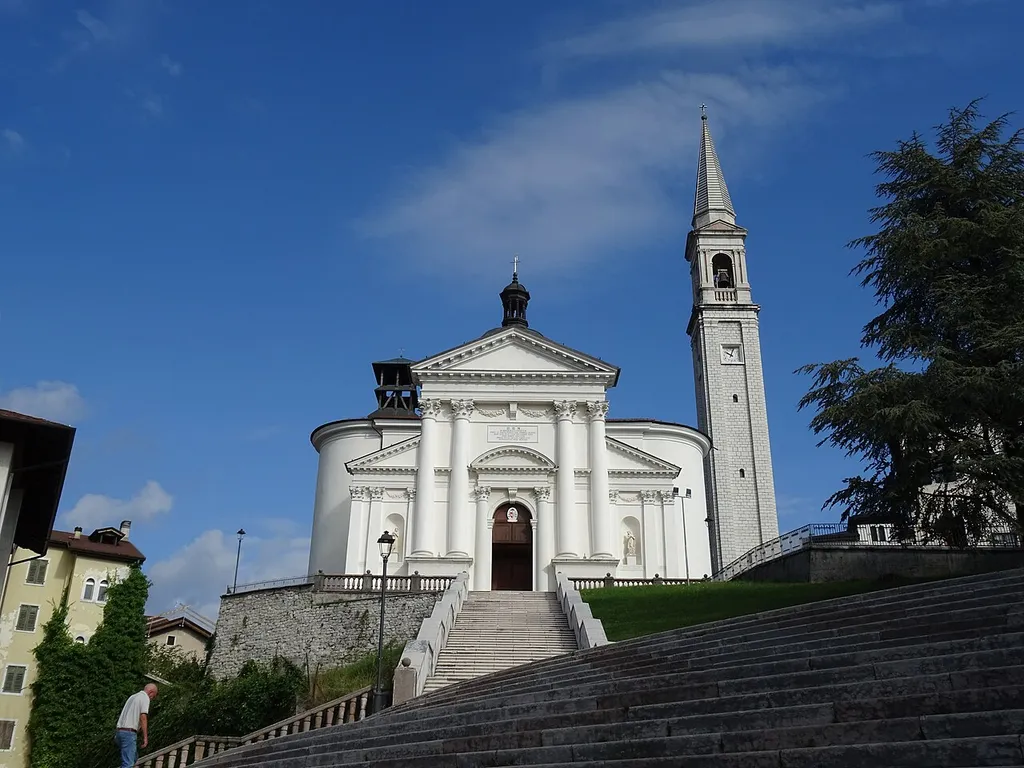 Enego (Veneto, Italy), Saint Justina church This picture was uploaded via web-app "Wiki Loves Monuments Italia".