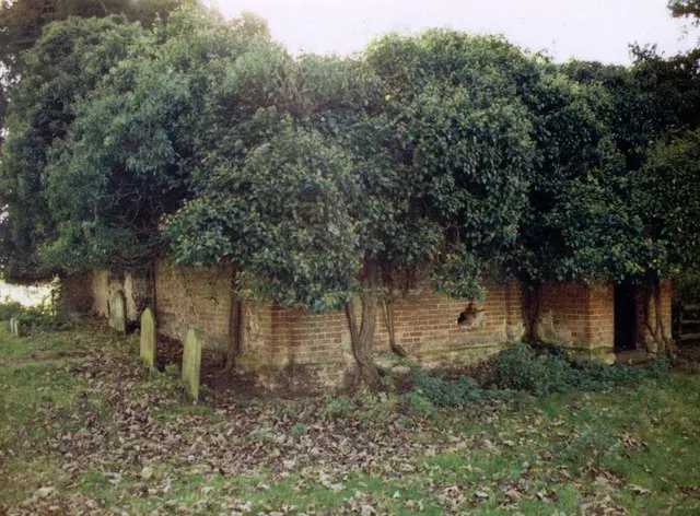 Remains of the Old Church of St Bartholomew, Arborfield Grade 2 listed building erected in the 13th century.