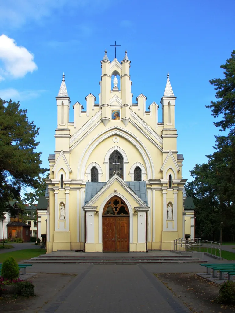 Black Madonna of Częstochowa Church in Józefów, Otwock County, Poland.