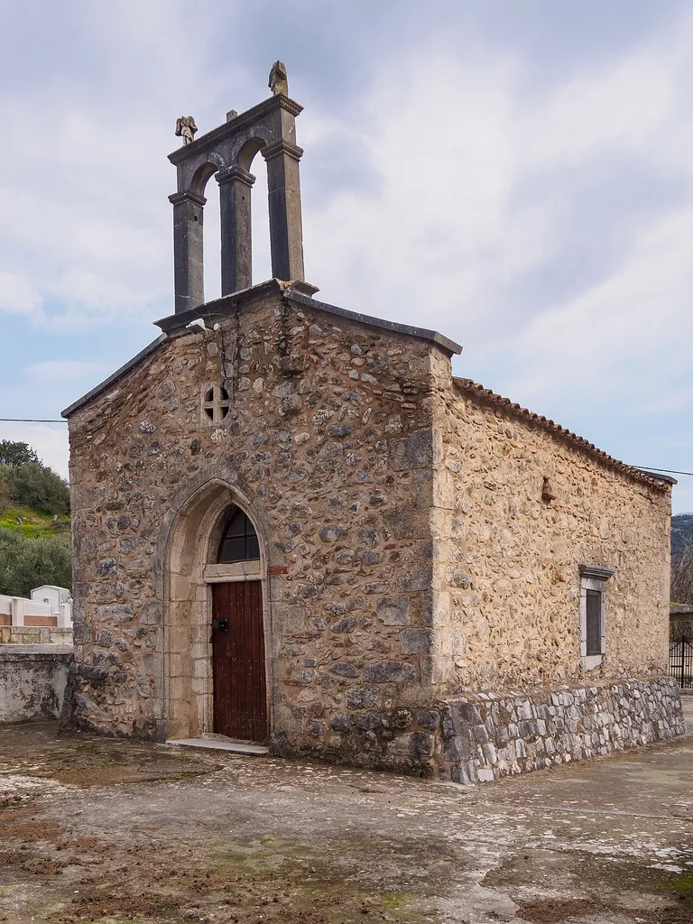 The church of Saint George at the cemetary of Avdou.