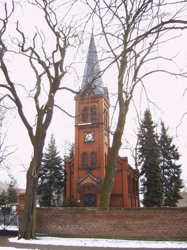 Dorfkirche von Jütrichau, Sachsen-Anhalt, Deutschland, Bild aufgenommen am 13.2.2006 Urheber: Olaf Meister