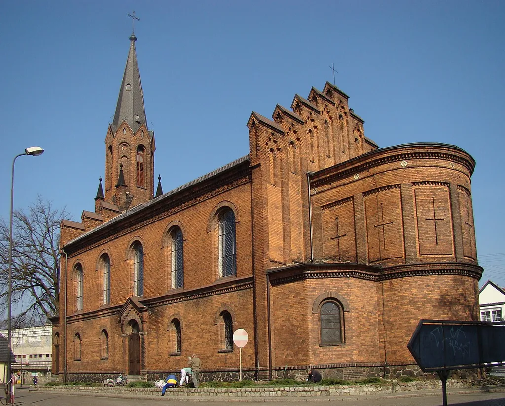 Church in Czerwieńsk, Poland.