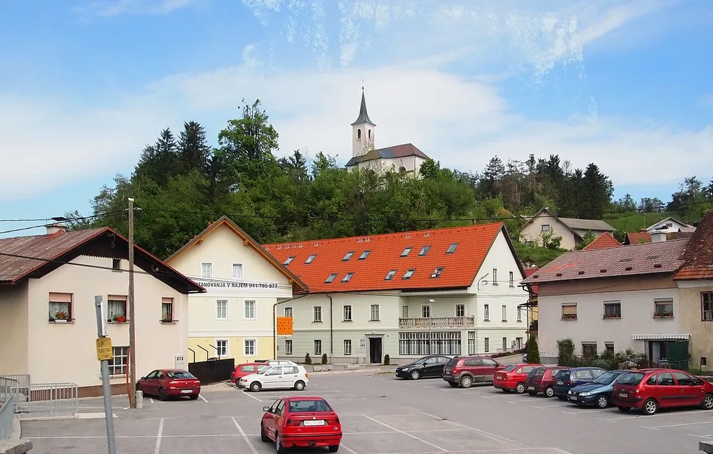 View in Logatec, Slovenia.