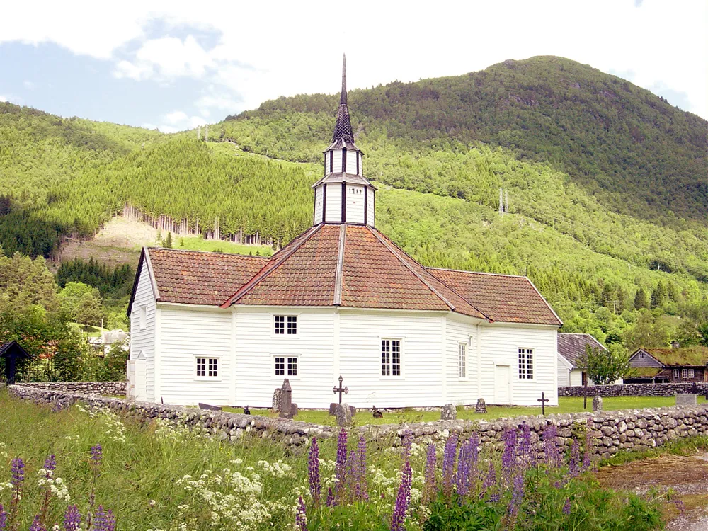 Stordal and the Stordal gamle kirke
