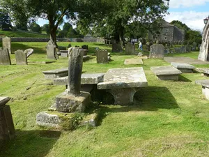 Linton churchyard cross and sundial