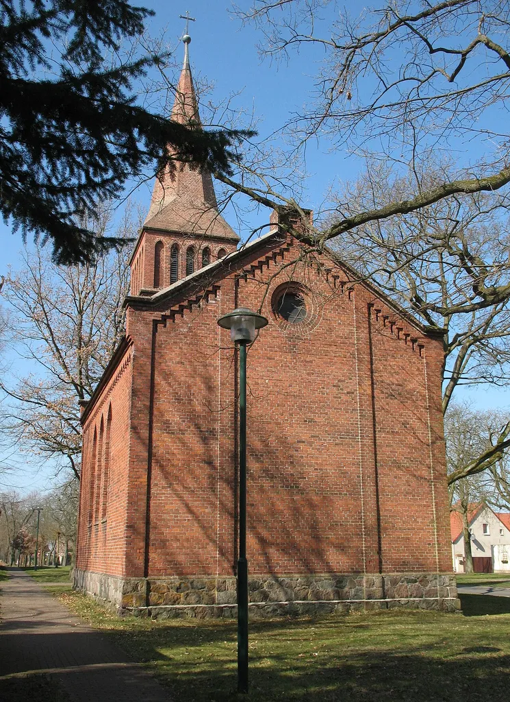 Church in Vielitzsee-Seebeck in Brandenburg, Germany