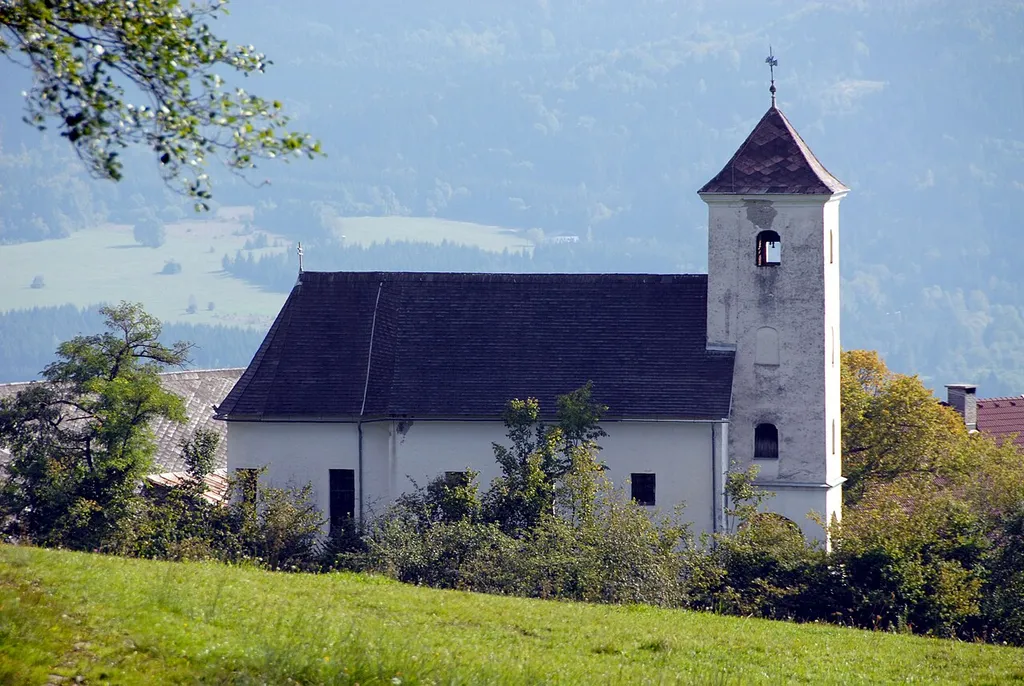 Church of Rupertiberg in the community of Ludmannsdorf (Bilčovs), Carinthia, Austria