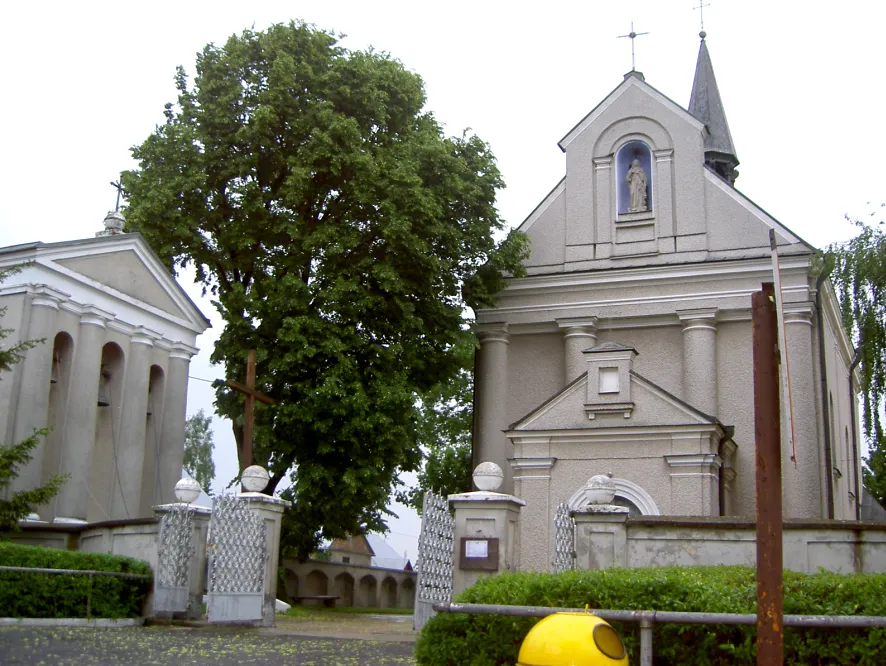 Saints Peter and Paul church in Łaszczów, Poland