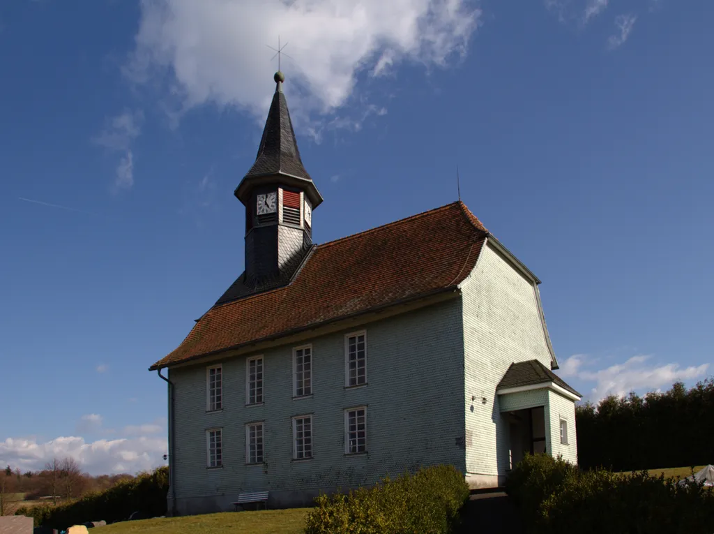Protestant Church in Schlechtenwegen, Herbstein, Hesse, Germany