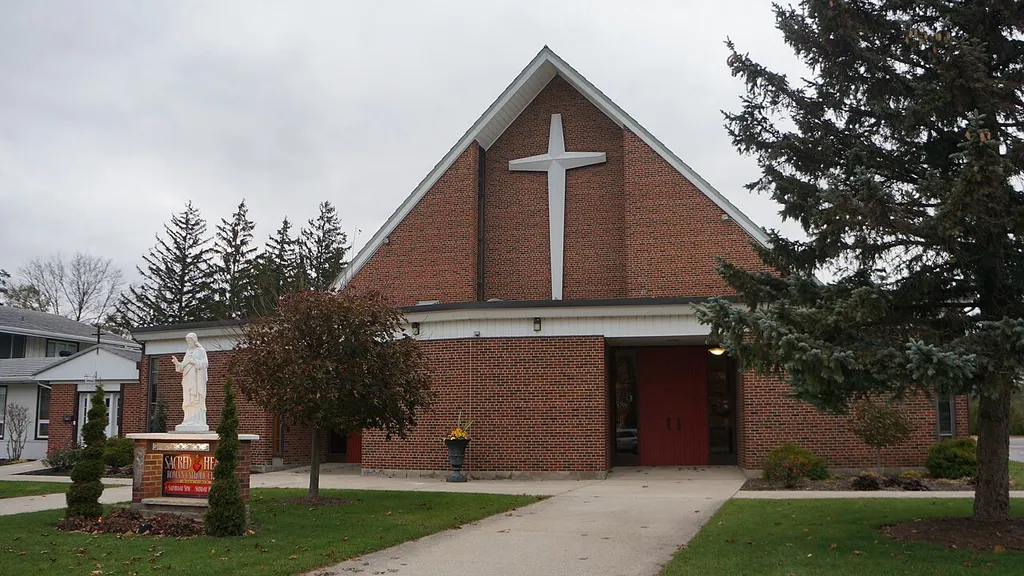 Sacred Heart Roman Catholic Church in Langton, Ontario