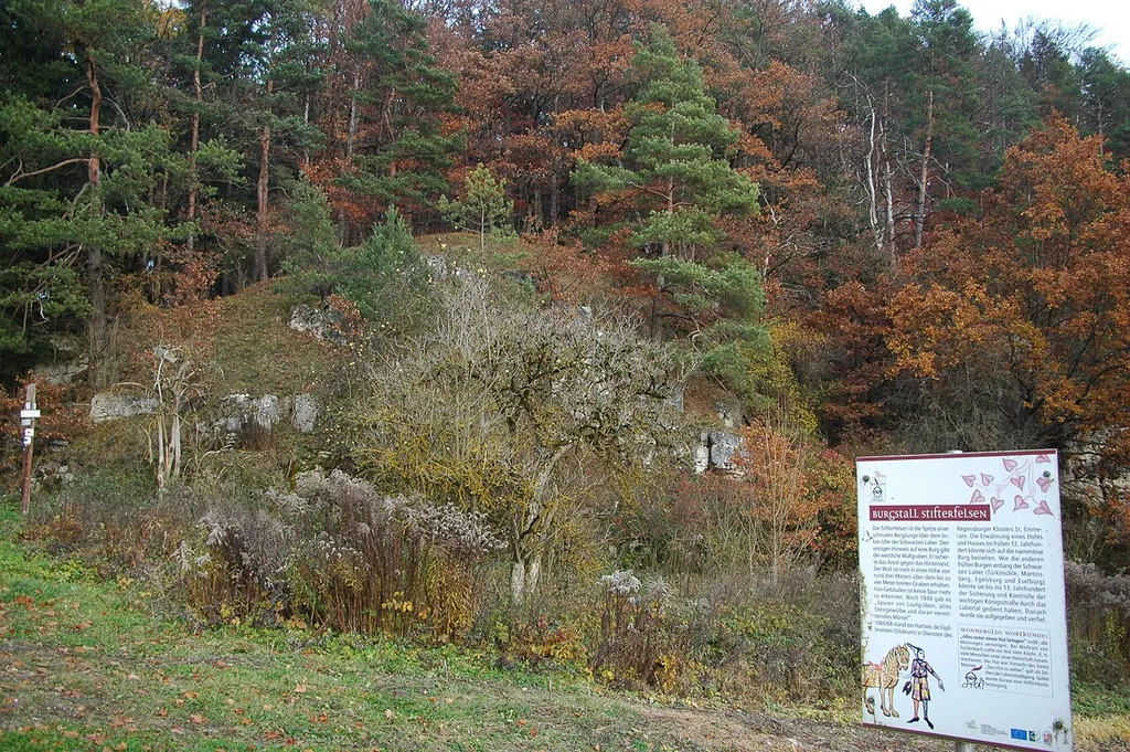 Burgstall Stifterfelsen bei Eilsbrunn