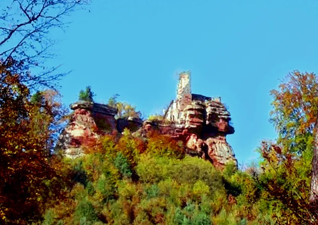 Burgruine Lützelhard Eigene Fotografie Herbst 2005