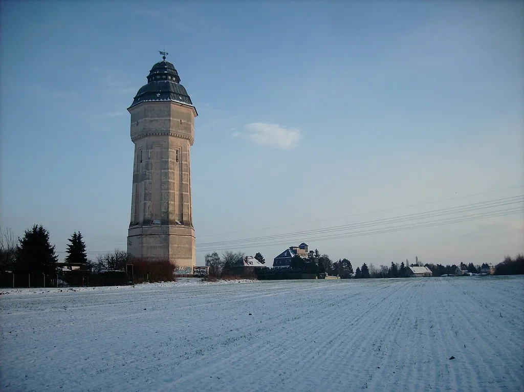 Water tower in Engelsdorf (Leipzig, Saxony)
