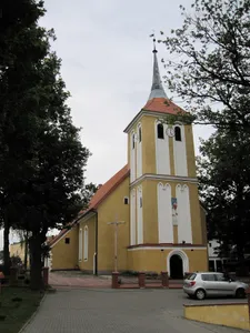 Catholic church of Our Lady of the Scapulars in Orzysz