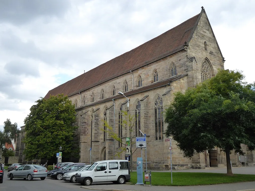 Denkmalgeschützte Predigerkirche in Erfurt