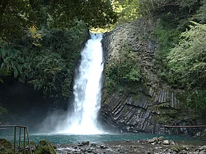 Joren Falls (Joren-no-taki) in Izu City, Shizuoka Prefecture, Japan.