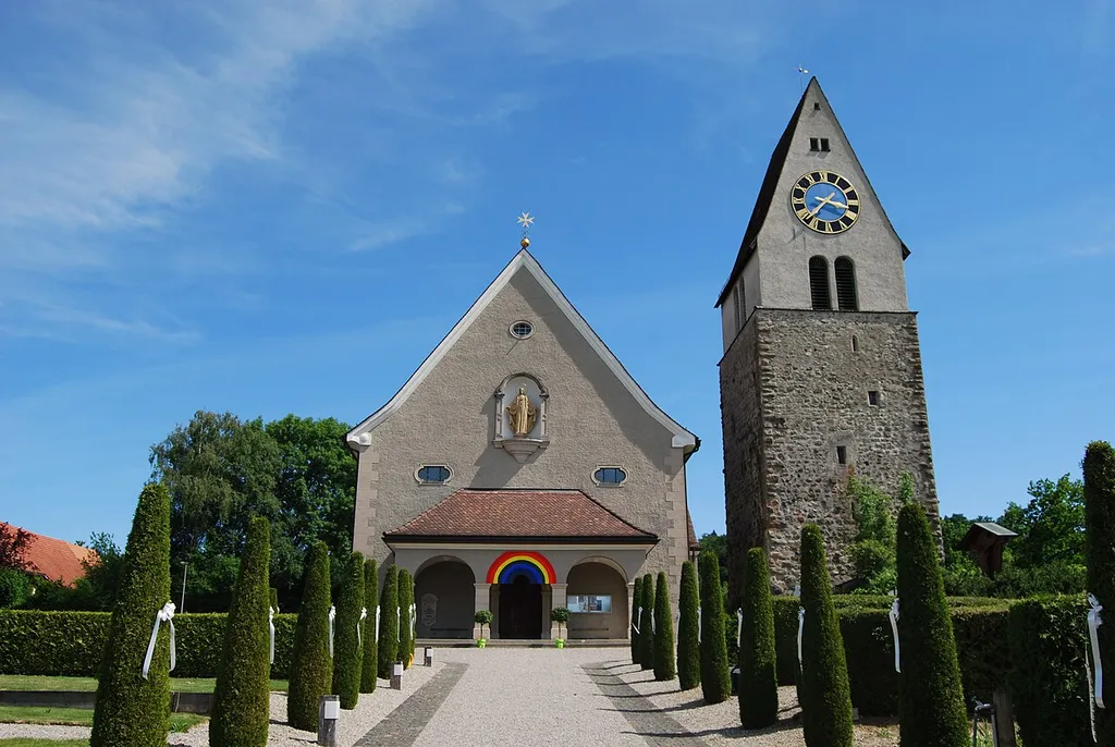 Catholic church of St. John Tobel, municipality Tobel-Tägerschen, canton of Thurgovia, Switzerland