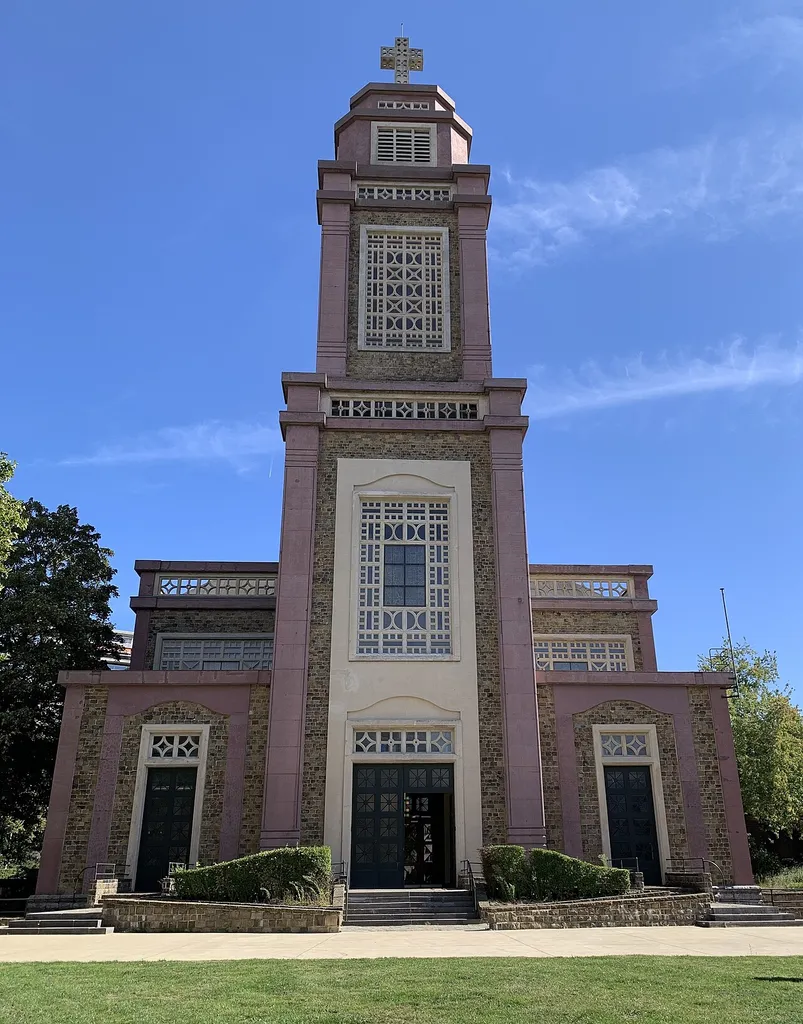 View of Saint Susanna Church in Schaerbeek (Brussels)