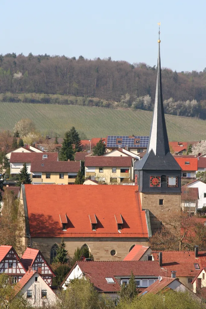 The protestant Kilian church in Obersulm-Sülzbach from the South