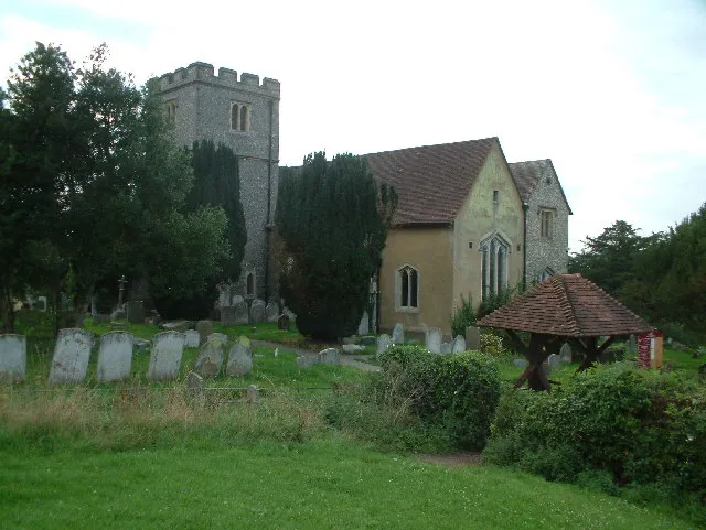 Church of St John the Baptist, West Wickham BR4. The parish church, built in the 15th century on site of a much older church.