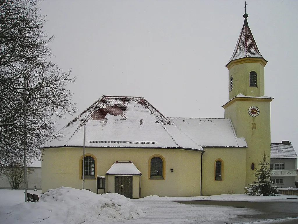 Kirche St. Sebastian und St. Anna in Sappenfeld, Gemeinde Schernfeld im Landkreis Eichstätt (Bayern)