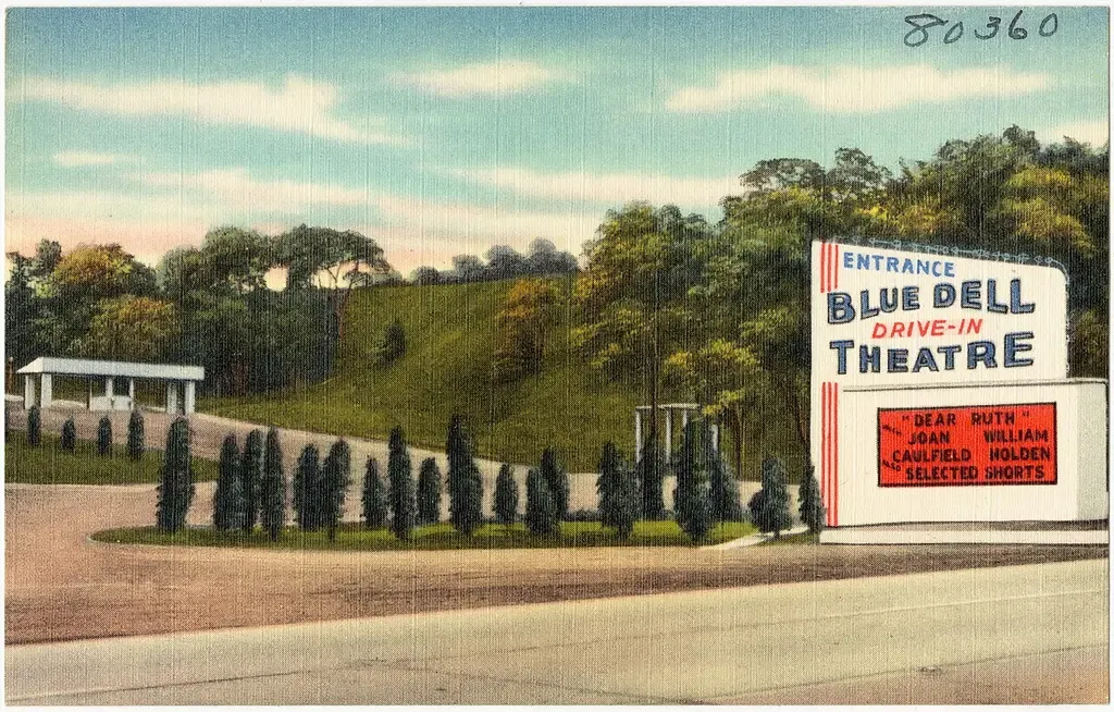 Blue Dell Drive-In