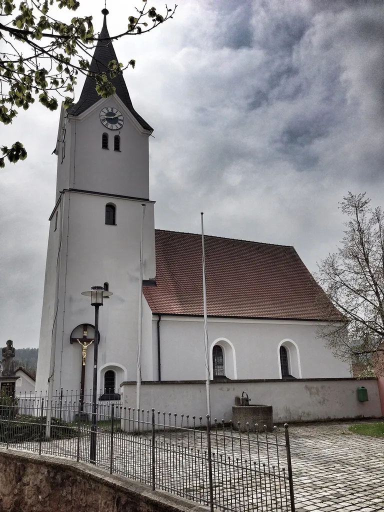 Church Sankt Nikolaus in Trisching, Schmidgaden, Germany