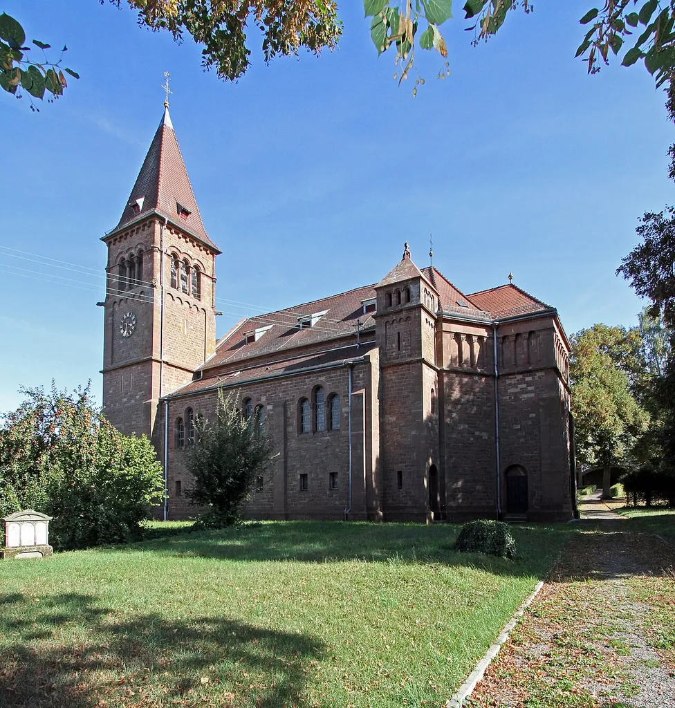 Protestant church in Nuenschweiler‎.