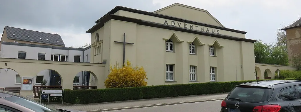 Adventhaus (Kirche) Hans-Sachs-Straße 9. Gebäude, Kulturdenkmal Chemnitz-Lutherviertel.