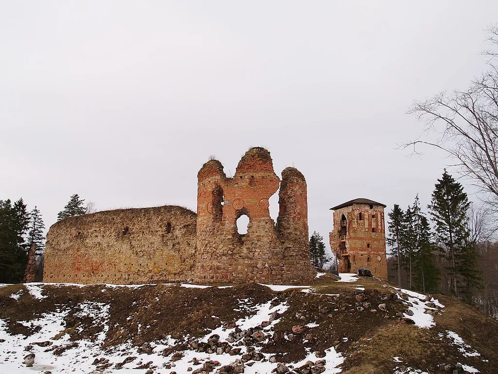 Vastseliina Castle (? Vastseliina Episcopal Castle) in South Estonia.