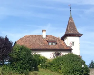 Ruins of the Château de Font and summer residence of the Bailiff of Font-Vuissens