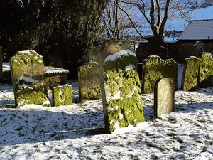 Unthank,church & burial ground 100m E of