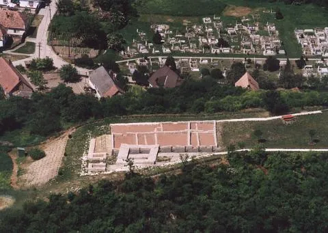 Dunakömlőd, Paks, Tolna County, Hungary, aerialphotography
