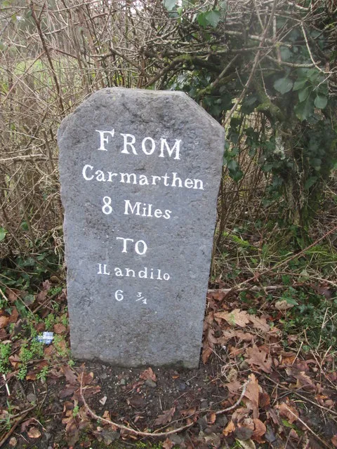 Milestone - Carmarthen 8