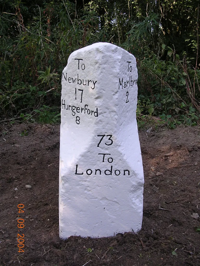 Milestone, Forest Hill; London Road opp. entrance to Marlborough Cricket & Hockey Club between Forest Hill Farm entrance and old Toll House
