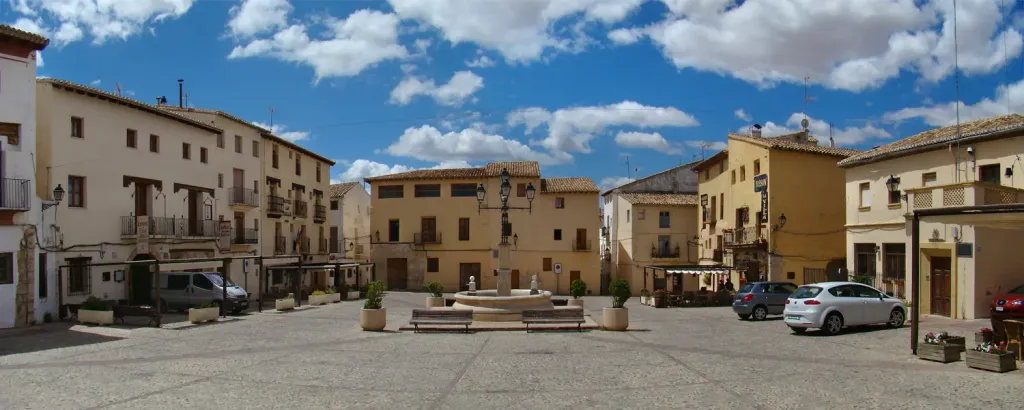 Plaça de La Villa, Requena, País Valencià, Espanya.