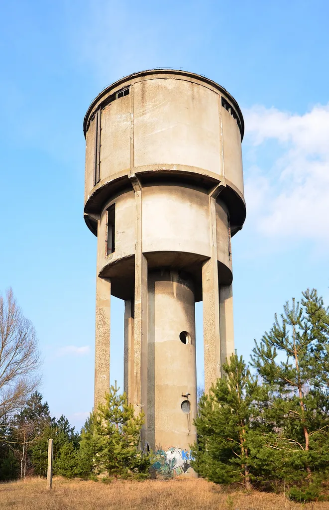 Railway water tower in Brodnica